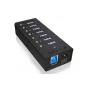 ICY BOX IB-AC618 USB 3.2 Gen 1 (3.1 Gen 1) Type-B 5000 Mbit/s musta