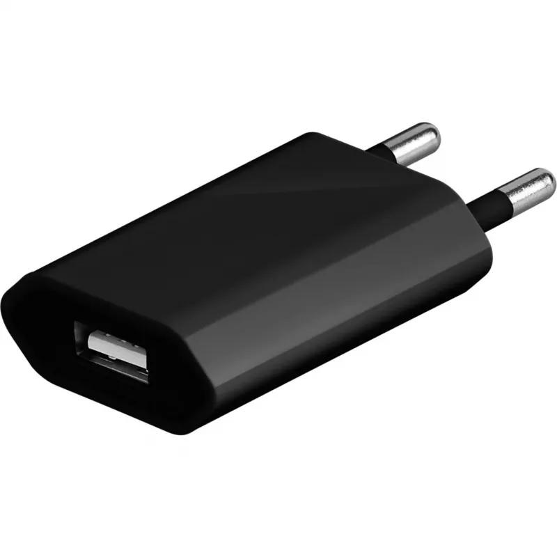 USB-virtalähde GOOBAY 5 W, 1x USB 2.0, tulo 100–240 V, musta