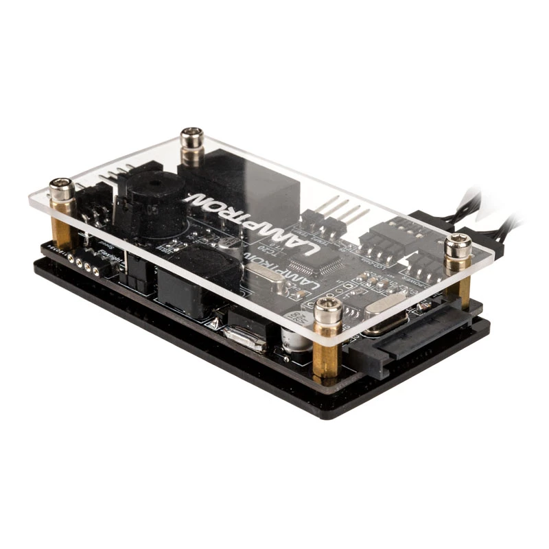 Lamptron TC20 PCI RGB tuuletin- ja LED-ohjain - hopea