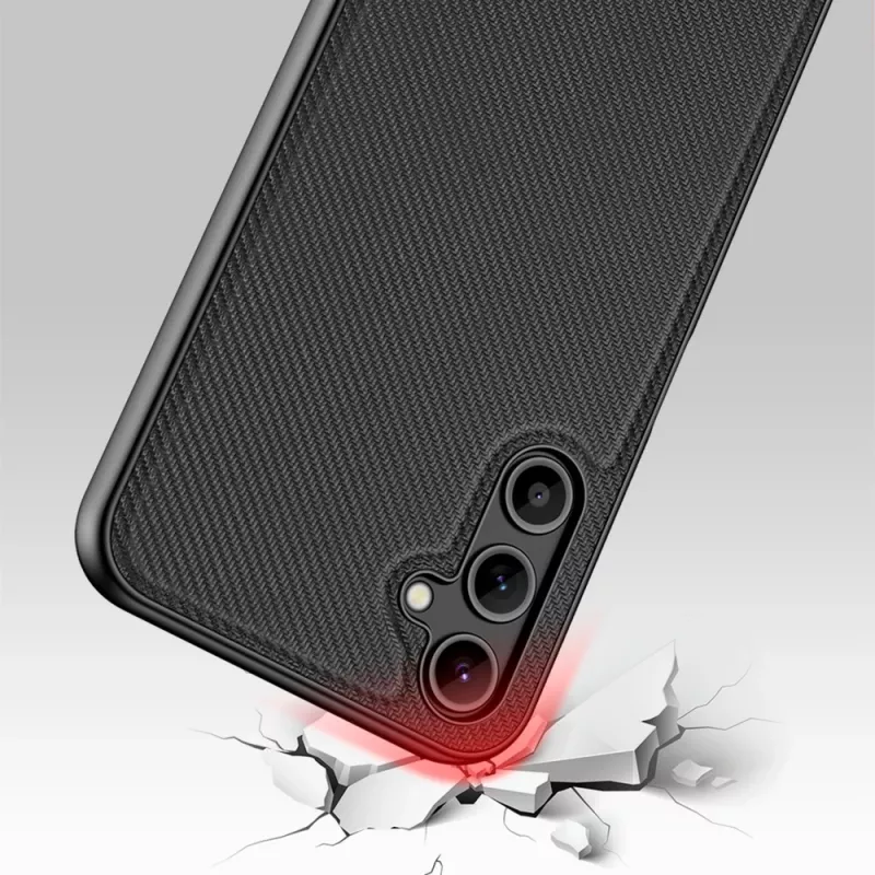 StyleShell NYLO, puhelinkotelo musta, Samsung Galaxy A15 5G / A15 4G
