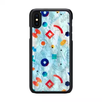 iKins Poppin Rock suojakuori iPhone XS/X:lle, musta