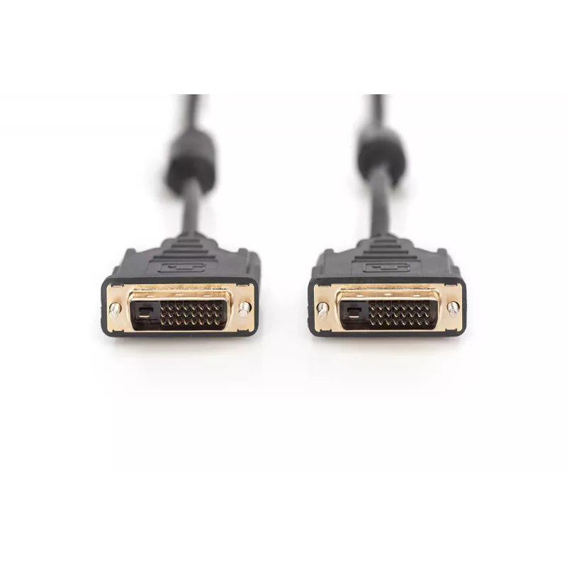 Assmann DVI-liitäntäkaapeli. DVI(24+1). 2x ferriitti M/M. 10,0 m. DVI-D dual link. UL. bl (AK-320101-100-S)