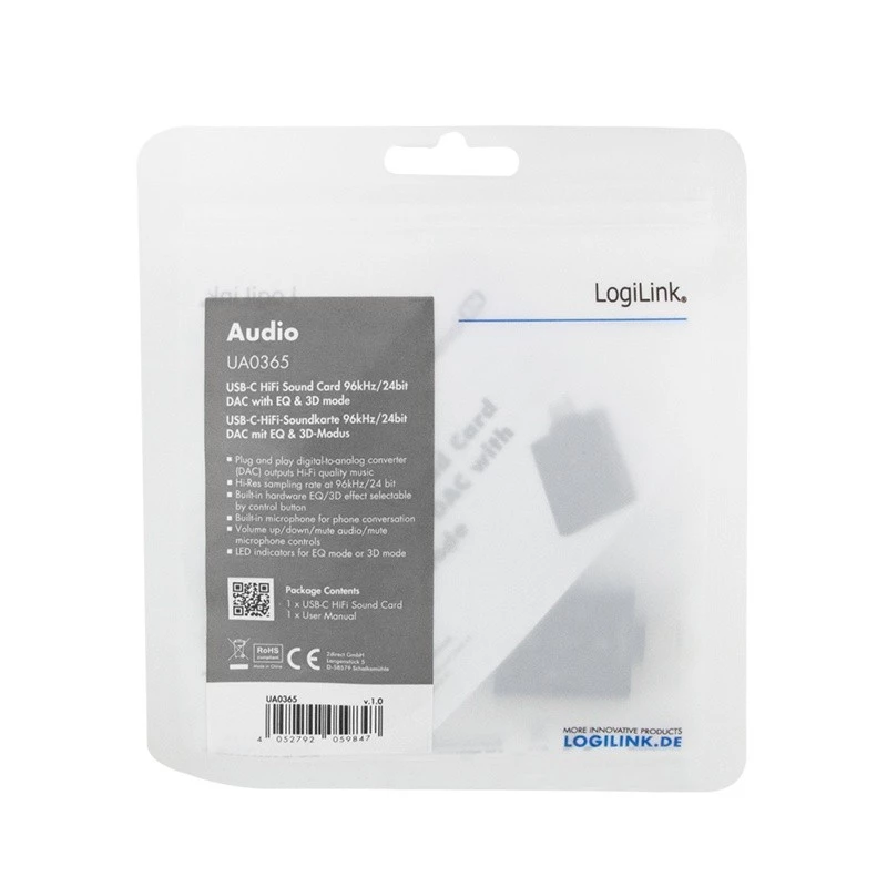 USB3.2-audioadapteri USB-C/uros 2x 3,5 mm naaras 7.1