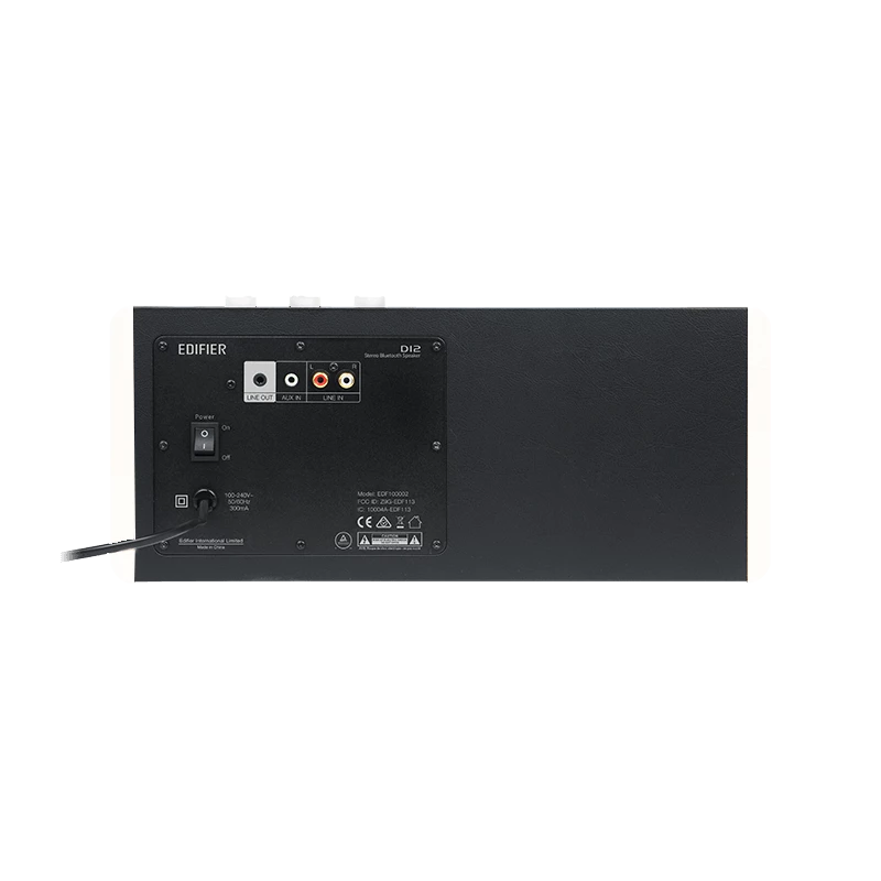 Edifier pieni aktiivikaiutin | D12 | Bluetooth | valkoinen | langaton yhteys