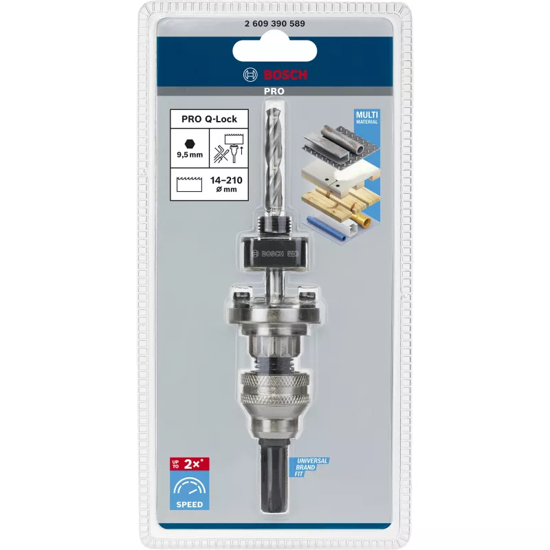 Sovitin kuusioistukka Bosch Q-Lock 2609390589