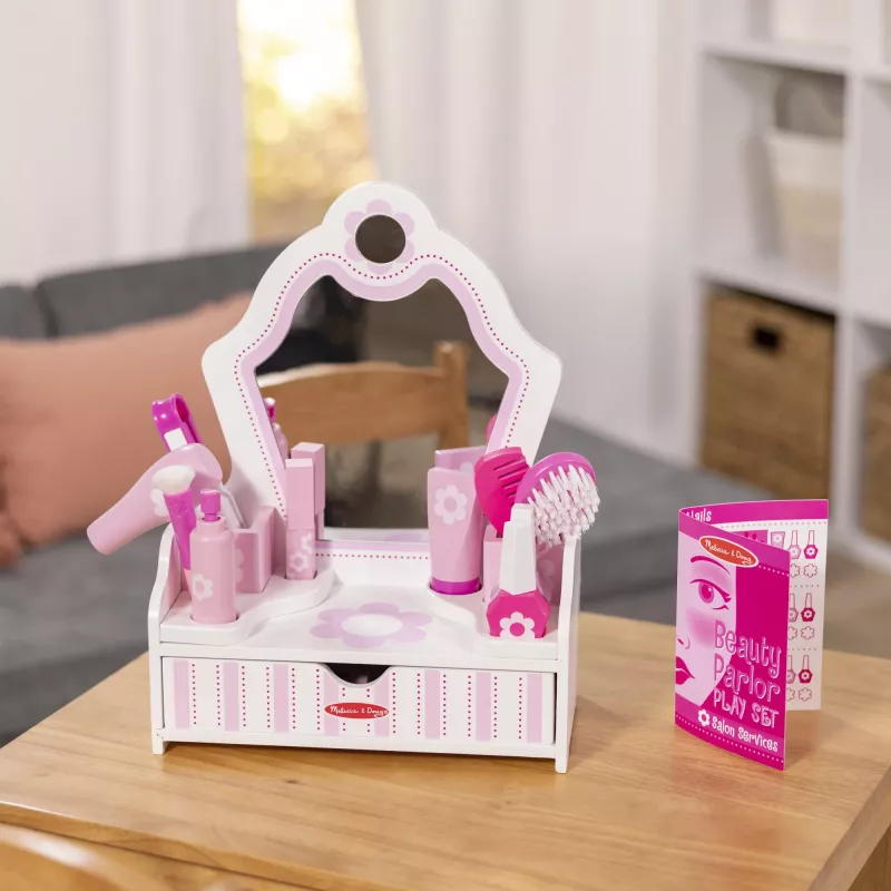 Melissa & Doug - kauneussalonki setti, roolileikki