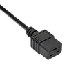 Akyga AK-UP-03 palvelimen jatkokaapeli IEC C20 - C19, 1,8 m, musta