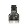 DeLOCK 60045 kaapelisovitin 9-pin USB 2.0 2 x 9-pin-header musta