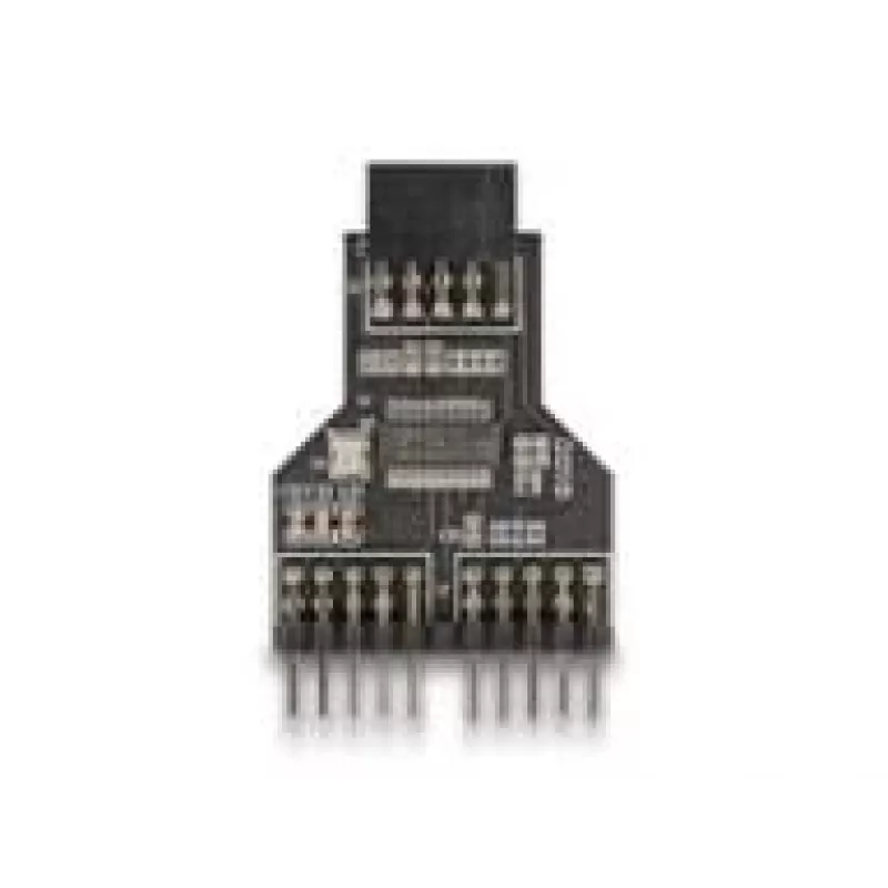 DeLOCK 60045 kaapelisovitin 9-pin USB 2.0 2 x 9-pin-header musta