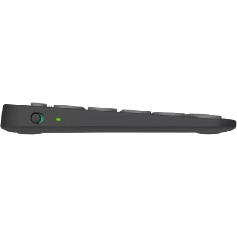 Logitech Pebble Keys 2 K380s - näppäimistö - langaton - Bluetooth LE - QWERTZ - saksa - Tonal Graphite (920-011795)