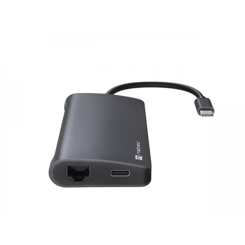 Telakointiasema NATEC NMP-2162 USB 3.2 Gen 1 Type-C harmaa johdollinen