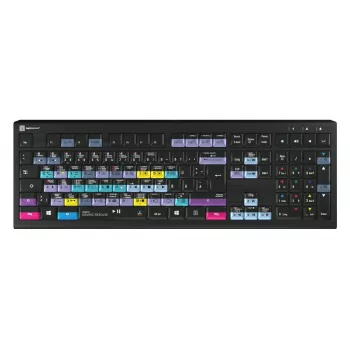 Logickeyboard ASTRA 2 -näppäimistö USB QWERTZ englanti musta Full-size 108 näppäintä