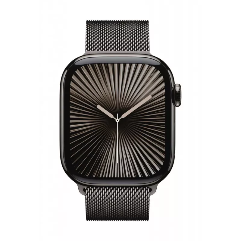 Watch Series 10 GPS + Cellular 46 mm slate-titaanikotelo ja slate Milanese Loop - M/L