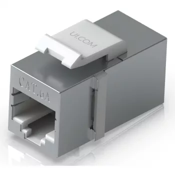 Keystone-liitin Ubiquiti UACC-Keystone-Coupler-C6A litteä ruostumaton teräs RJ-45