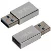 LogiLink AU0056 USB 3.2 Gen 1 -sovitin USB Type-C -liitäntä hopea