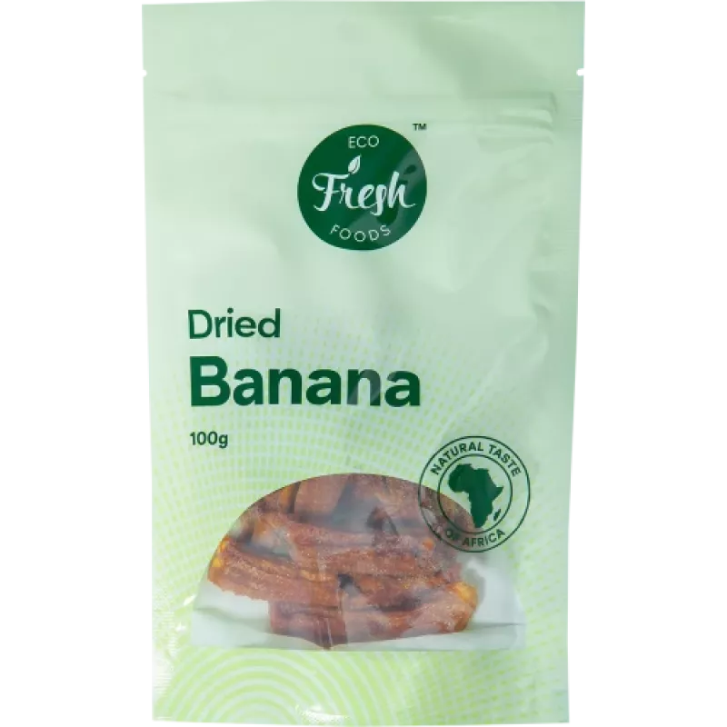 Eco fresh foods kuivattu banaani 100 g