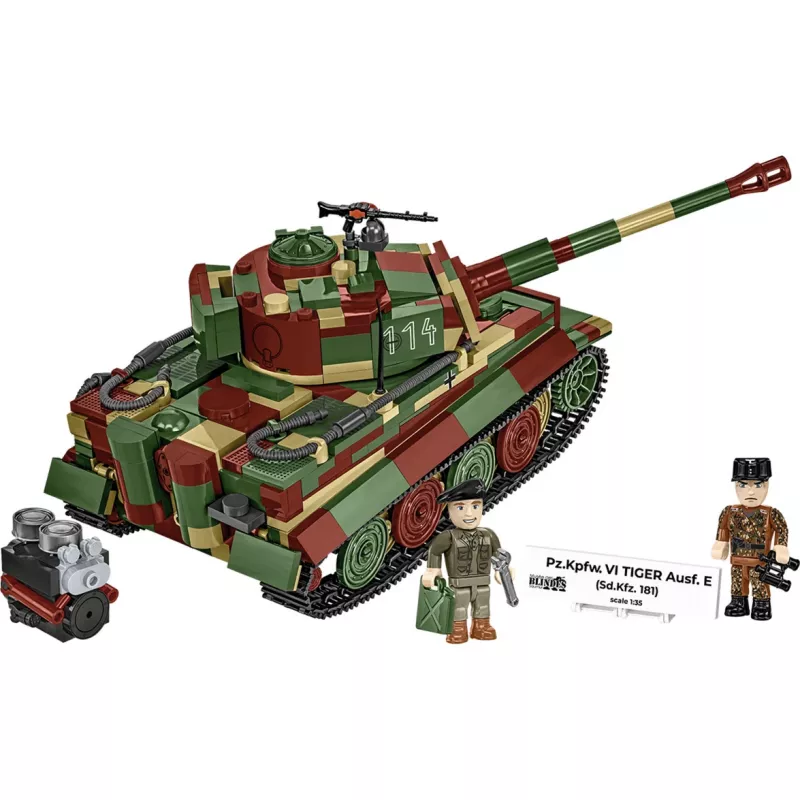 Rakennuspalikat Pz.Kpfw. VI Tiger Ausführung E 870 osaa