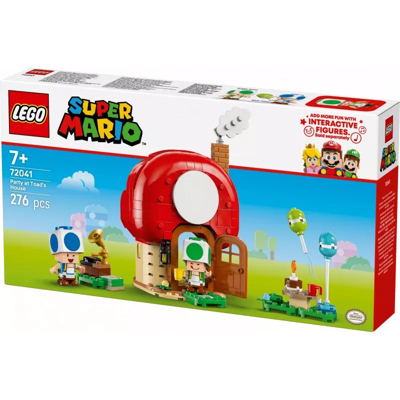 LEGO Super Mario juhlat Toadin talossa -sarja 72041, interaktiiviset pelitoiminnot