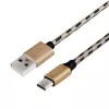 Synkronointi- ja latauskaapeli USB 2.0 AM - USB-C uros