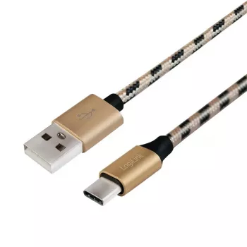 Synkronointi- ja latauskaapeli USB 2.0 AM - USB-C uros
