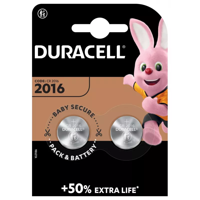 Duracell 2016 kertakäyttöparisto CR2016 litium