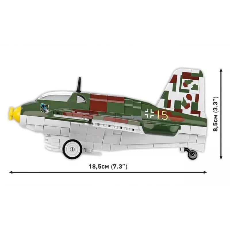 Rakennuspalikat Messerschmitt Me 163B Komet 543 palaa