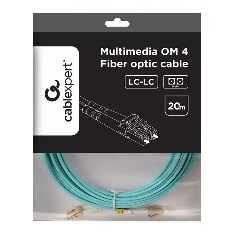 Monimuotokaapeli Duplex OM4 50/125, LC/LC, 20 m