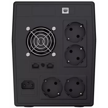 Keskeytymätön virransyöttö Green Cell UPS05 — Line-Interactive 2 kVA / 1200 W, 5x tyypin F pistorasiaa, LCD, USB, RJ-45