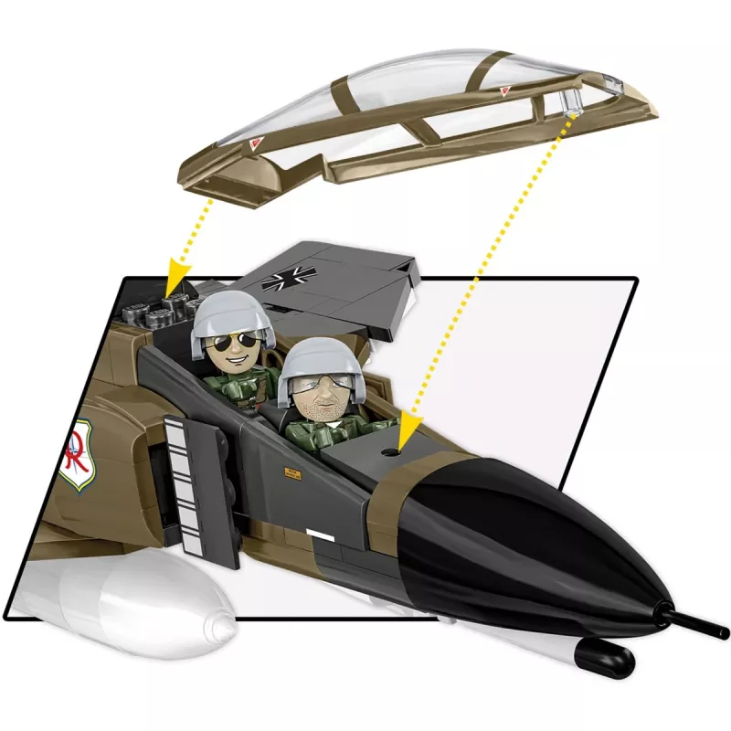 Blocks Armed Forces F-4F Phantom II 676 palikkaa