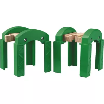BRIO 33253 tukijalat vihreä, 2 kpl