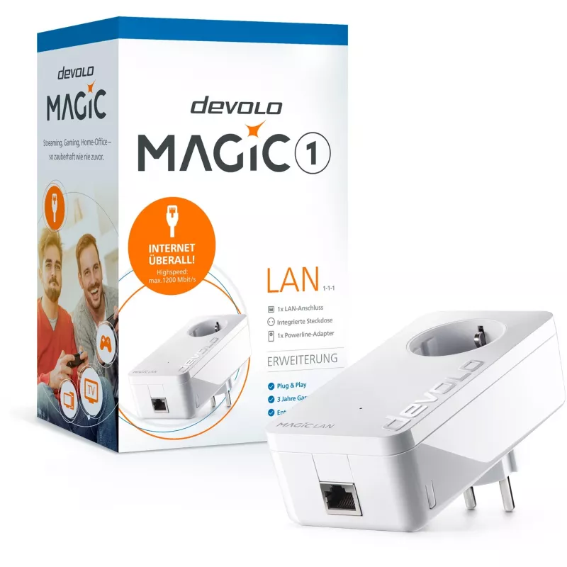 Ethernet LAN -sovitin Devolo Magic 1 LAN 1200 Mbit/s