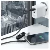 USB-kaapeli RealPower MagneticCharge3 1m USB A musta sininen punainen