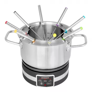 Sähköinen fondue Gastroback 42568 1,8 l 8 henkilölle musta ruostumaton teräs