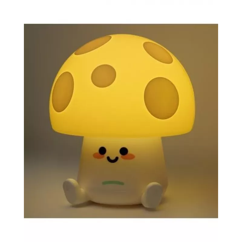 Pöytävalaisin Paladone Fun Guy Mushroom Light – uutuus sienen muotoinen LED-yövalaisin