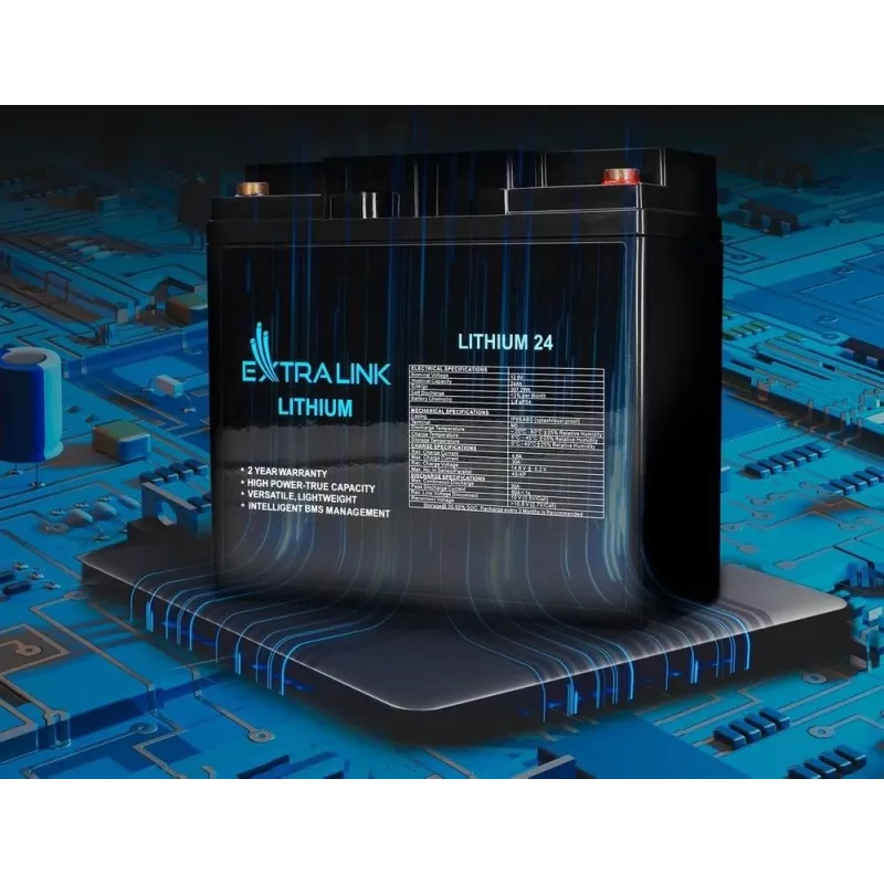 Extralink akku LiFePO4 24000 mAh 12,8 V