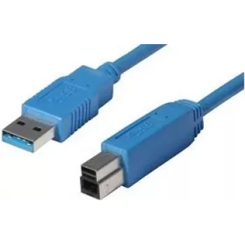 shiverpeaks BASIC-S USB 3.0 -kaapeli, A-uros - B-uros 0,5 m, kaapeli ja liittimet: sininen, kaksinkertaisesti suojattu, max. (BS77030)