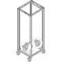 SCHROFF ohjauspyörät - OHJAUSPYÖRÄT SET 400KG 125D 4X (27230069)
