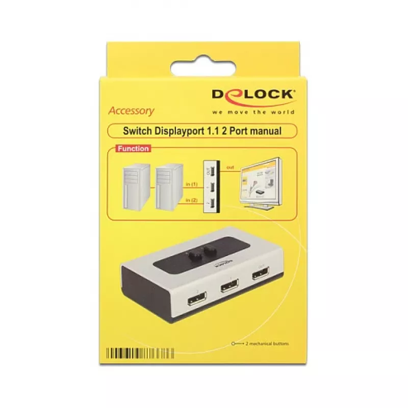 Videokytkin DeLOCK 87668 DisplayPort