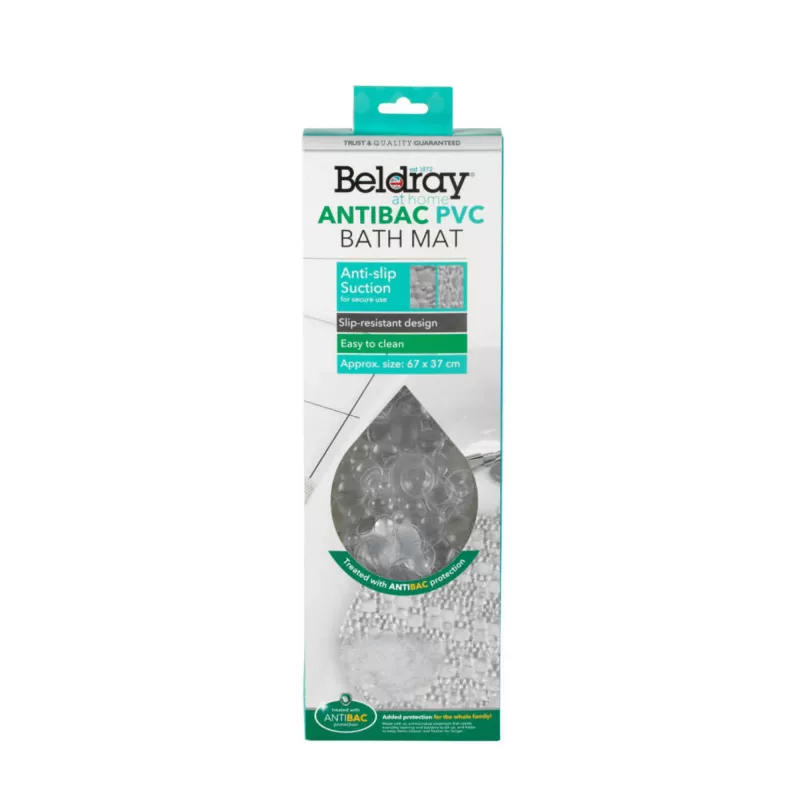 Kylpymatto Beldray LA032678UFFEU7 Antibac PVC, antibakteerinen PVC-kylpymatto