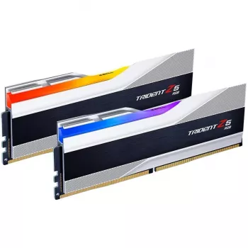 DIMM 64 GB DDR5-6400 (2x 32 GB) Dual-Kit, keskusmuisti hopea/musta, F5-6400J3239G32GX2-TZ5RS, Trident Z5 RGB, INTEL XMP