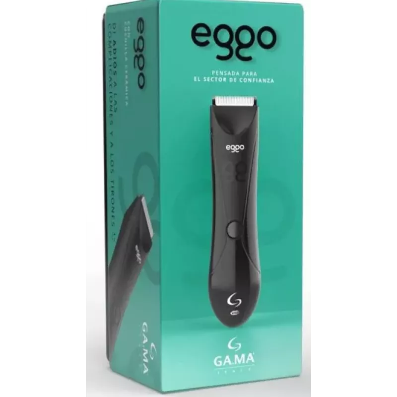 GA.MA GM6026 Eggo ammattimainen vartalotrimmeri, musta | GA.MA