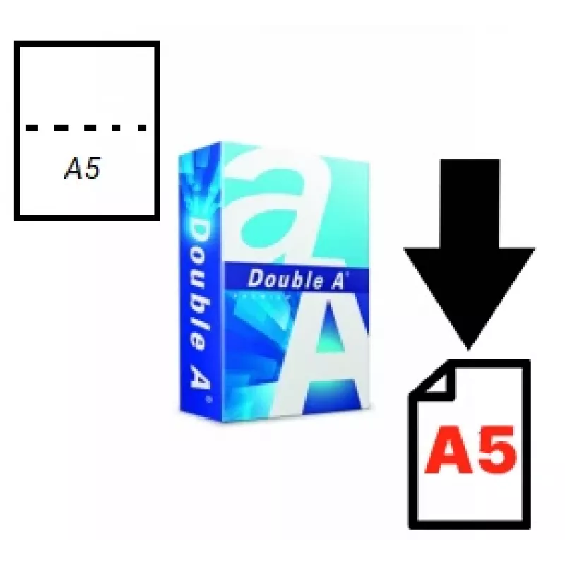 Double A -paperi (A-luokka), A5, 80 g, 500 arkkia