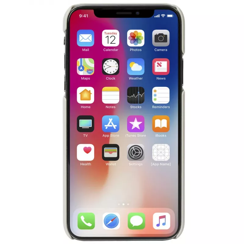 Krusell Tanum -suojakotelo iPhone X/XS 14,7 cm harmaa