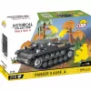 Rakennussarja Cobi Panzer II Ausf. A — 250 osaa, musta