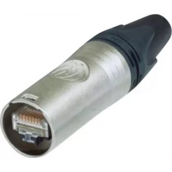 Neutrik RJ45 etherCON CAT6 A pistoke, suora napa: 8P8C NE8MX6 nikkeli NE8MX6 1 kpl (NE8MX6)