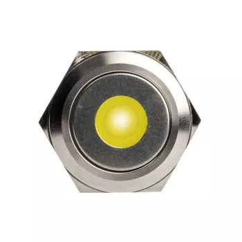 DimasTech ilkivaltasuojattu painonappi 25 mm Silverline Dot RGB PD216