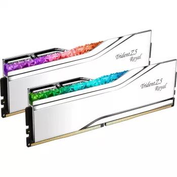 G.Skill Trident Z5 Royal 32 Gt (2x16 Gt) DDR5-6800 CL34 -muistisarja, hopea