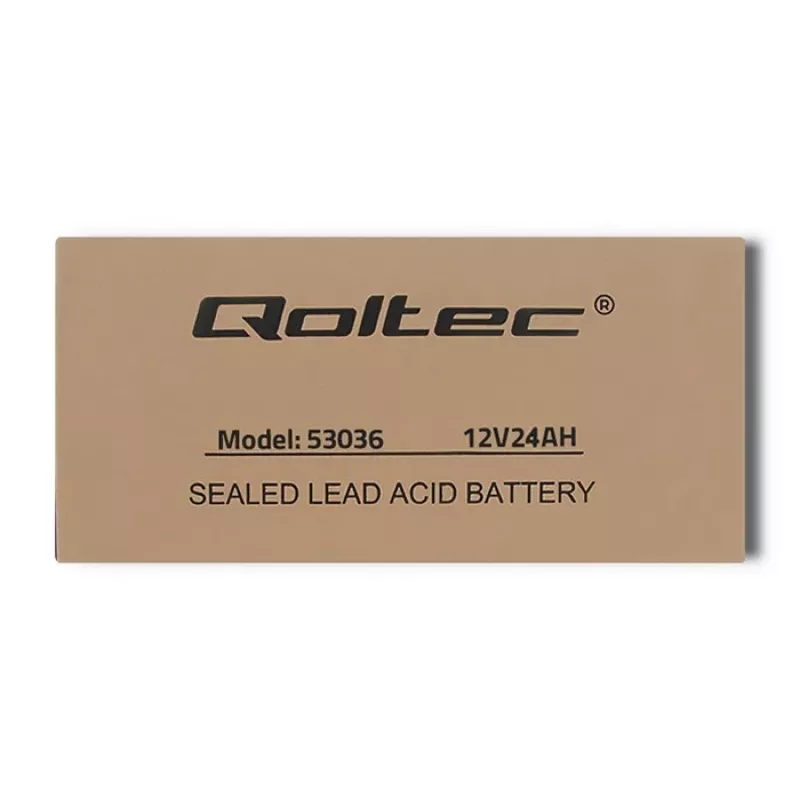Qoltec 53036 AGM-akku | 12V | 24Ah | max 360A