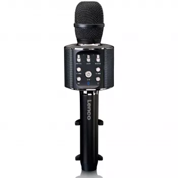 LENCO BMC-090 karaoke-mikrofoni, musta