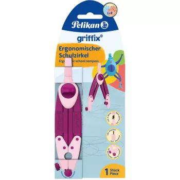Pelikan Griffix pinkki täytekynä 1 kpl blisteripakkaus